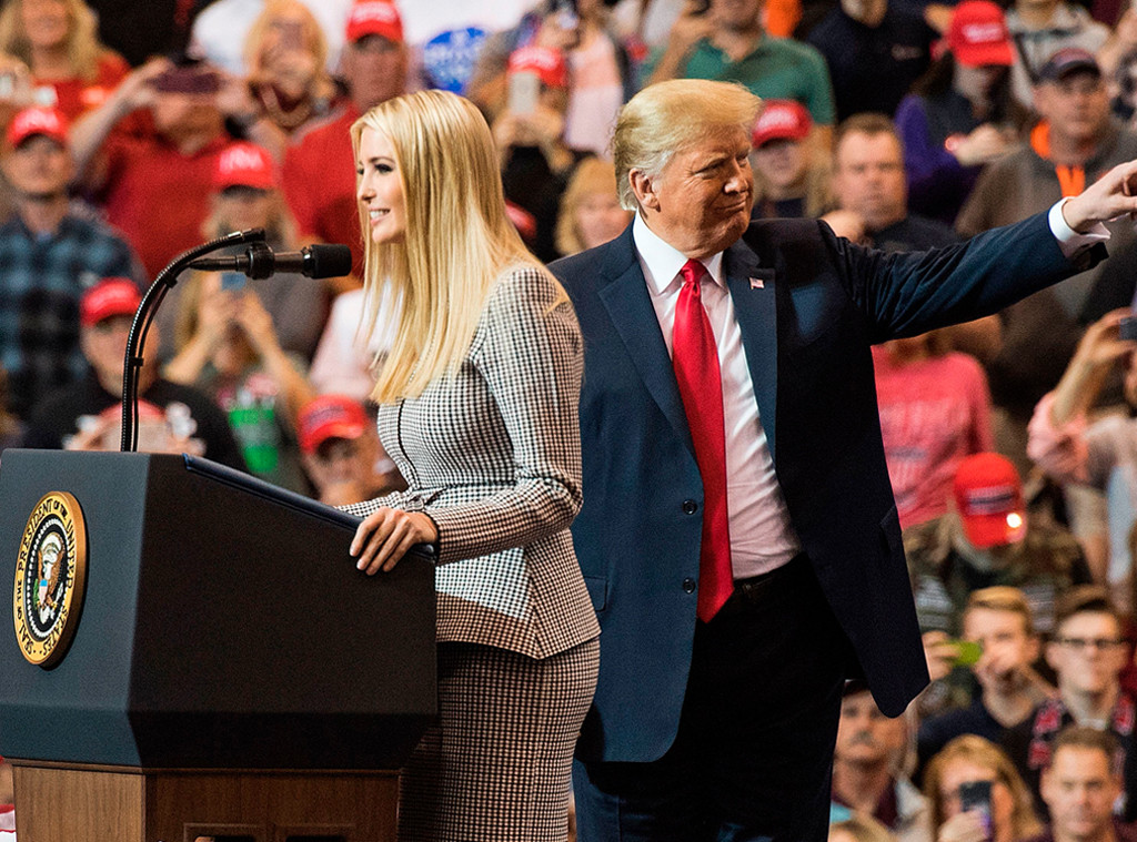Donald Trump, Ivanka Trump, Ohio rally 2018
